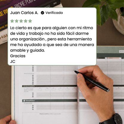 Diario y planificador para lograr tus metas