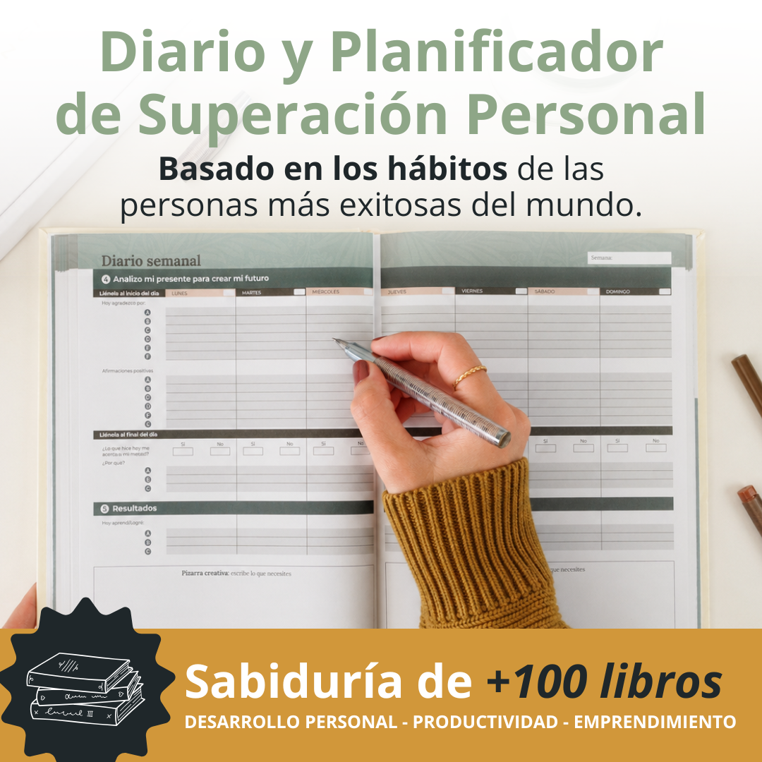 Diario y planificador para lograr tus metas